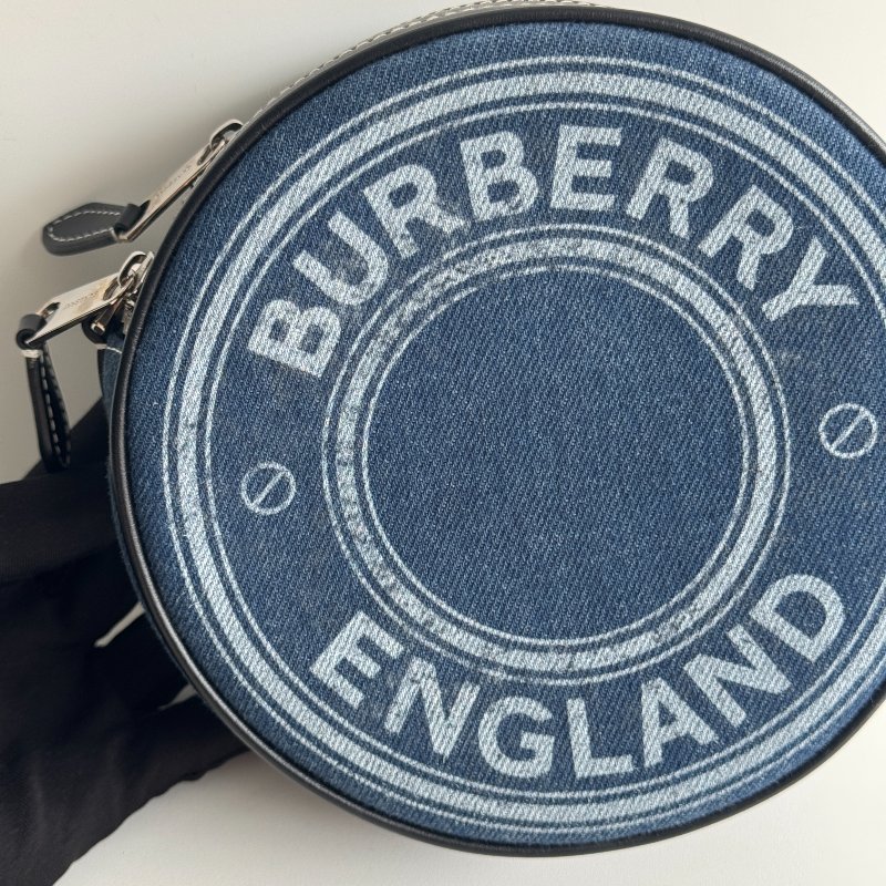 99新🆕 Burberry 牛仔圓餅包-6