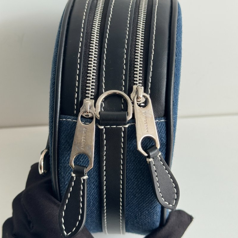 99新🆕 Burberry 牛仔圓餅包-7
