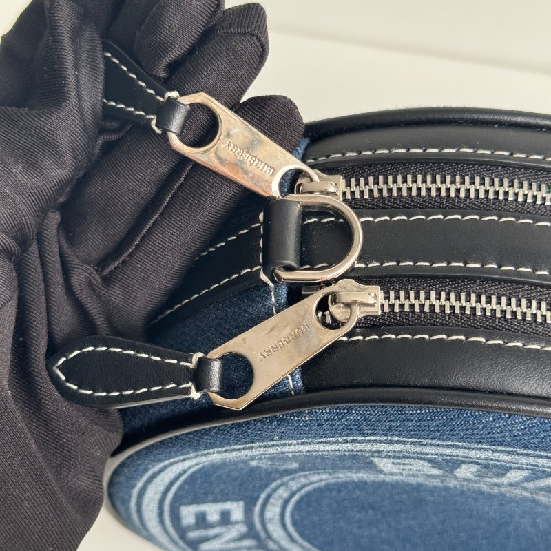 99新🆕 Burberry 牛仔圓餅包-9