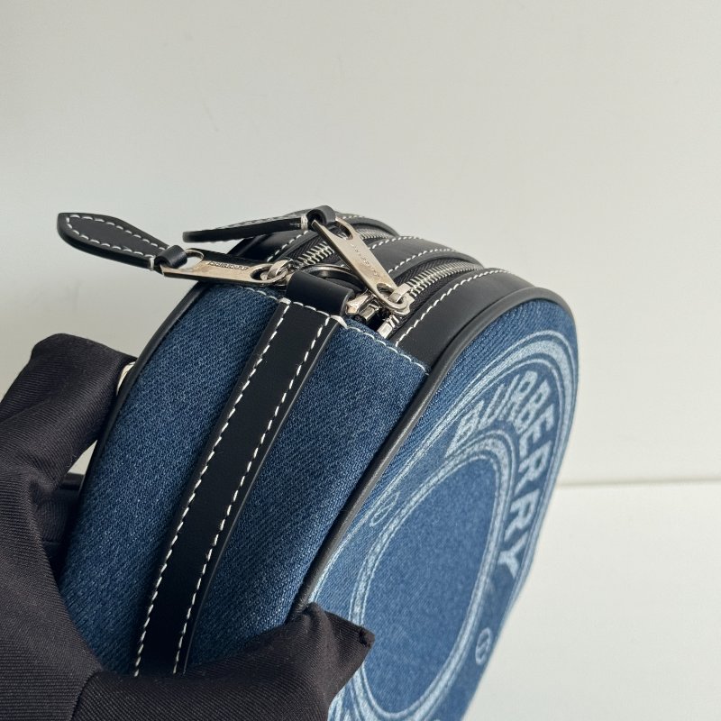 99新🆕 Burberry 牛仔圓餅包-14