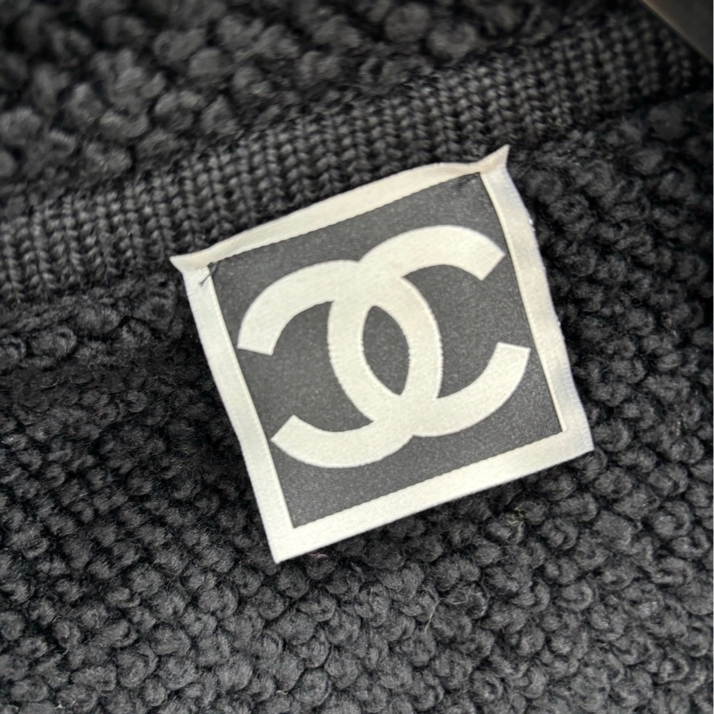 Chanel 香奈兒 黑色毛呢短上衣 外套 34碼-2