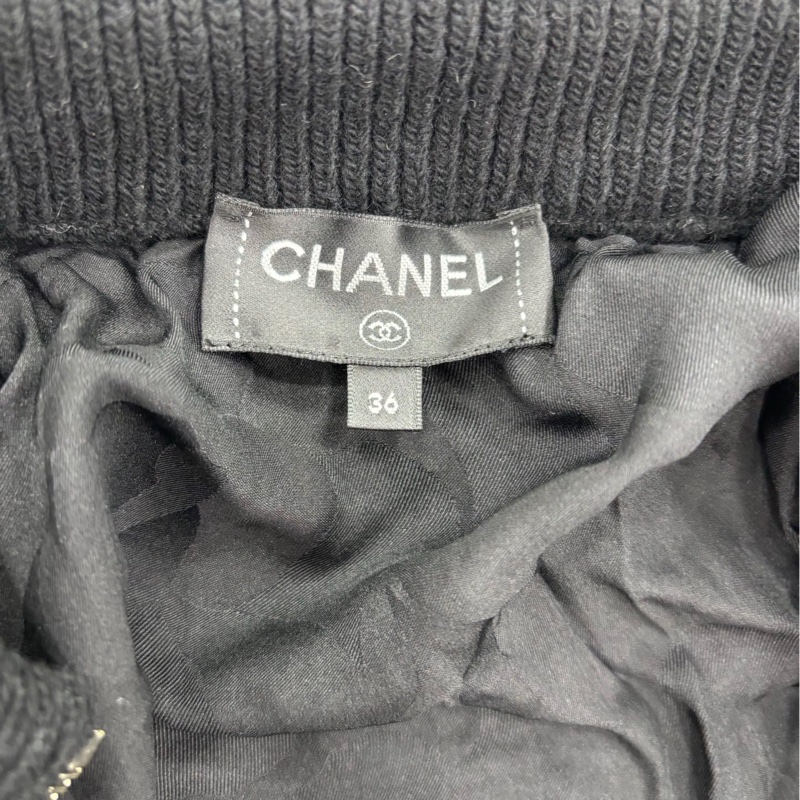 Chanel 香奈兒 黑色羊毛泰迪金絲外套 36碼-2