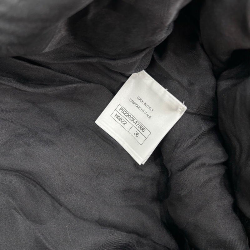 Chanel 香奈兒 黑色羊毛泰迪金絲外套 36碼-3