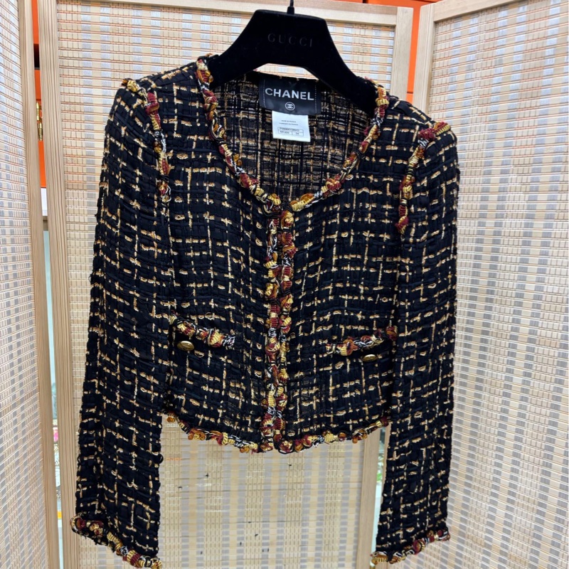 Chanel 2011Resort度假系列秀超薄琉璃花呢外套 34碼-0