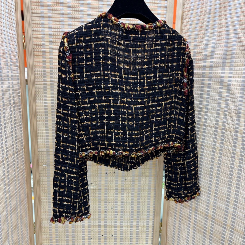 Chanel 2011Resort度假系列秀超薄琉璃花呢外套 34碼-1