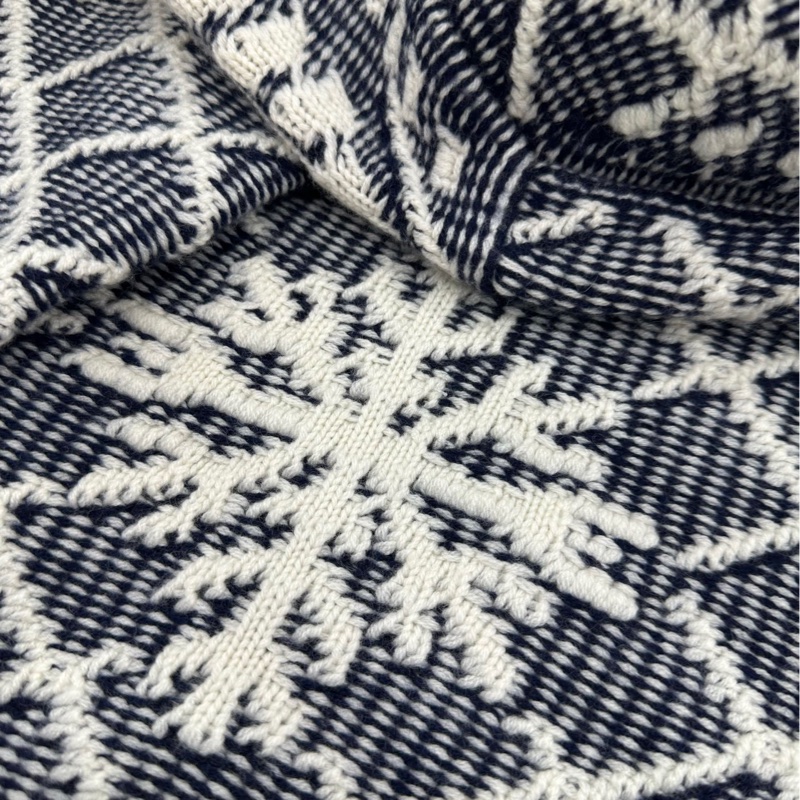 Chanel 羊絨coco字母雪花高領毛衣 36碼-4