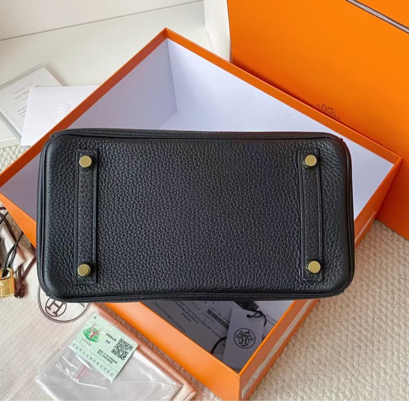 【超級保值❗️收藏家級別✨大全套有購證】Hermes黑金birkin 25 touch方塊鰐togo 皮-4