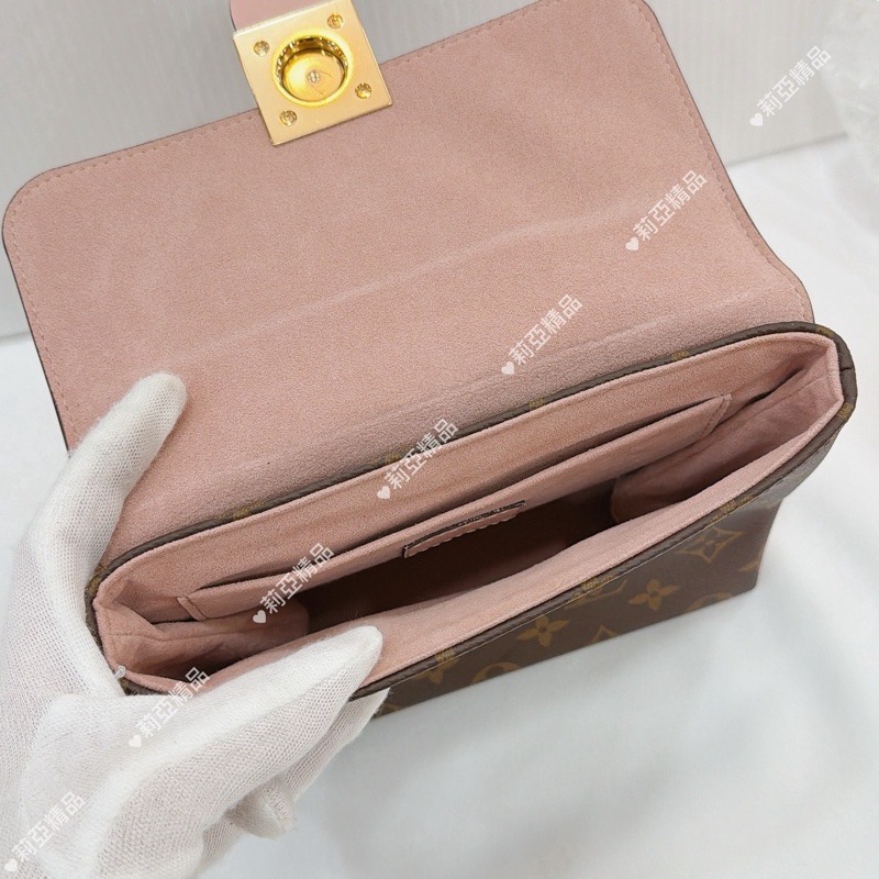 莉亞精品♡LV Locky BB粉 二手美包-12