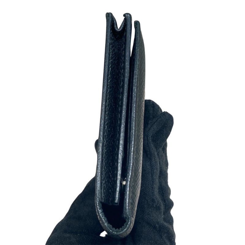 HERMES BEARN H釦長夾 EPSOM / 黑 / 銀扣-6