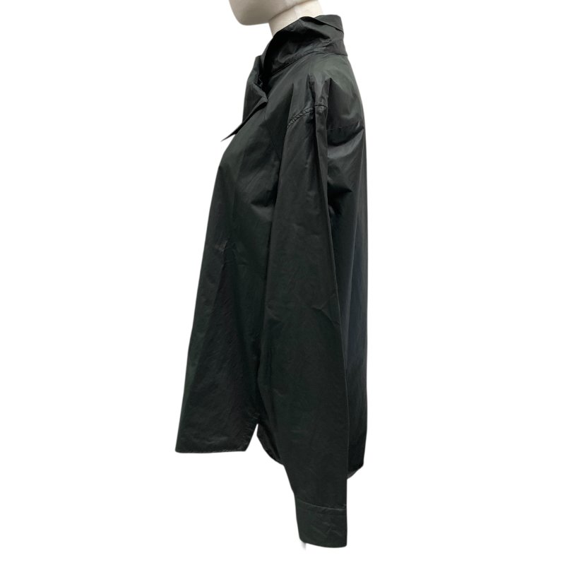 HERMES 愛馬仕 襯衫上衣 尼龍 深綠色-2