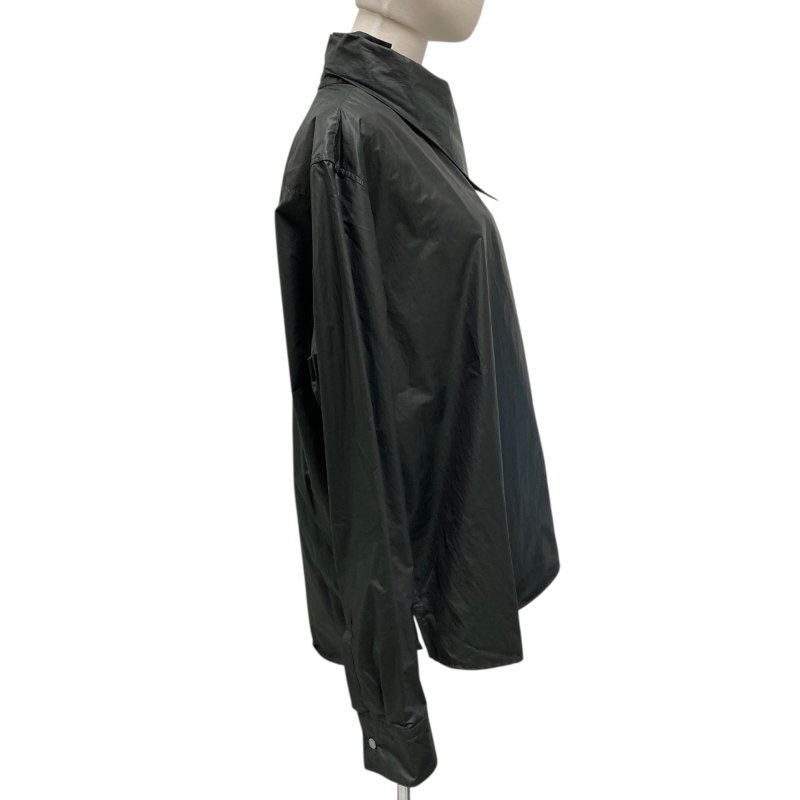 HERMES 愛馬仕 襯衫上衣 尼龍 深綠色-3