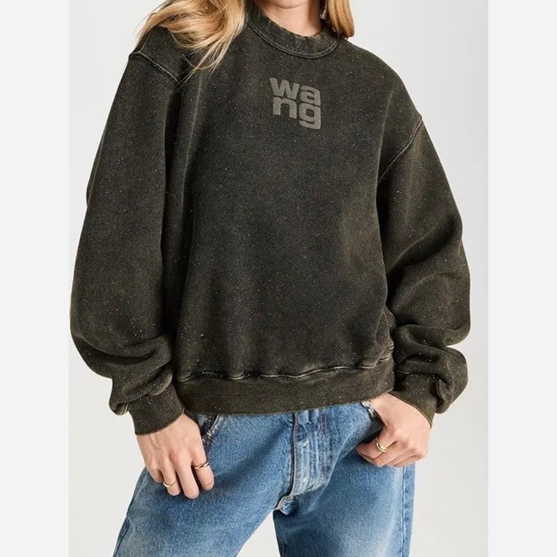 Alexander Wang金蔥軍綠衛衣-3