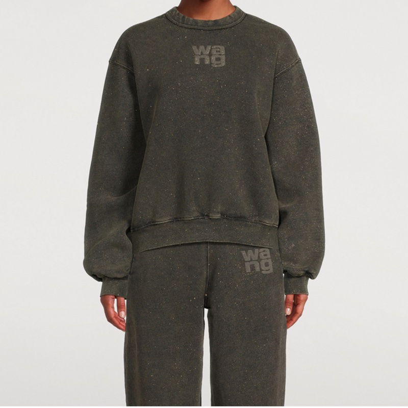 Alexander Wang金蔥軍綠衛衣-4