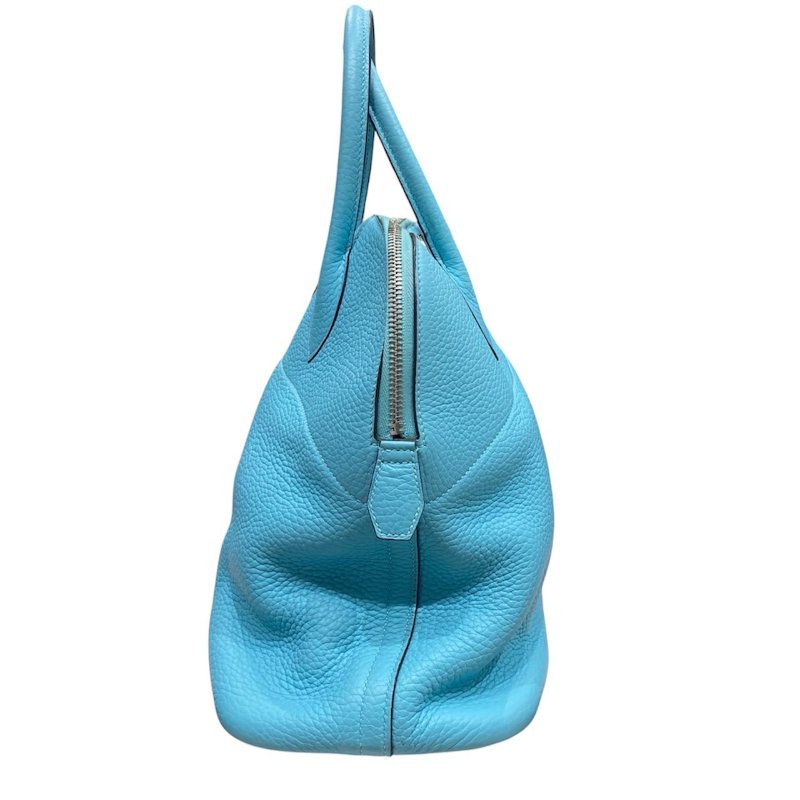 HERMES (愛馬仕) BOLIDE 31 TOGO 牛皮 藍色 銀釦-2