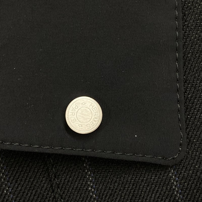 HERMES 愛馬仕 半拉鍊式套頭衫 H562300HD0246 黑色直條紋-4