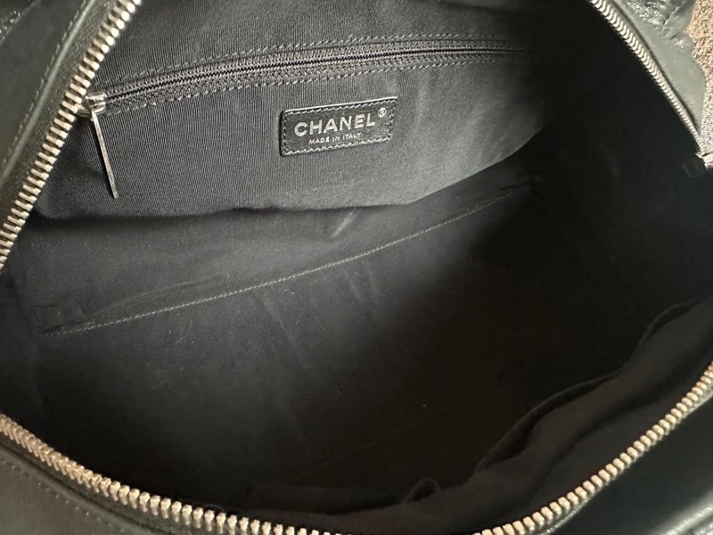 香奈兒包 鏈條包 有專櫃發票 保齡球包 肩背包 腋下包 斜背包 香奈兒 中古包 二手包 Chanel East-West chain shoulder bag with receipt-23