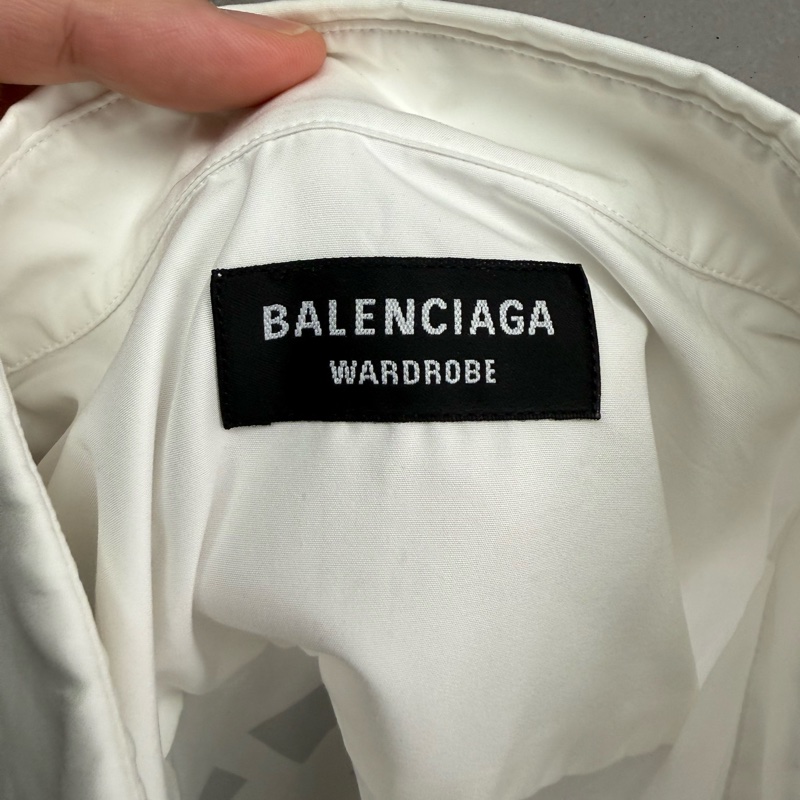 全新Balenciaga白色free短袖襯衫-2