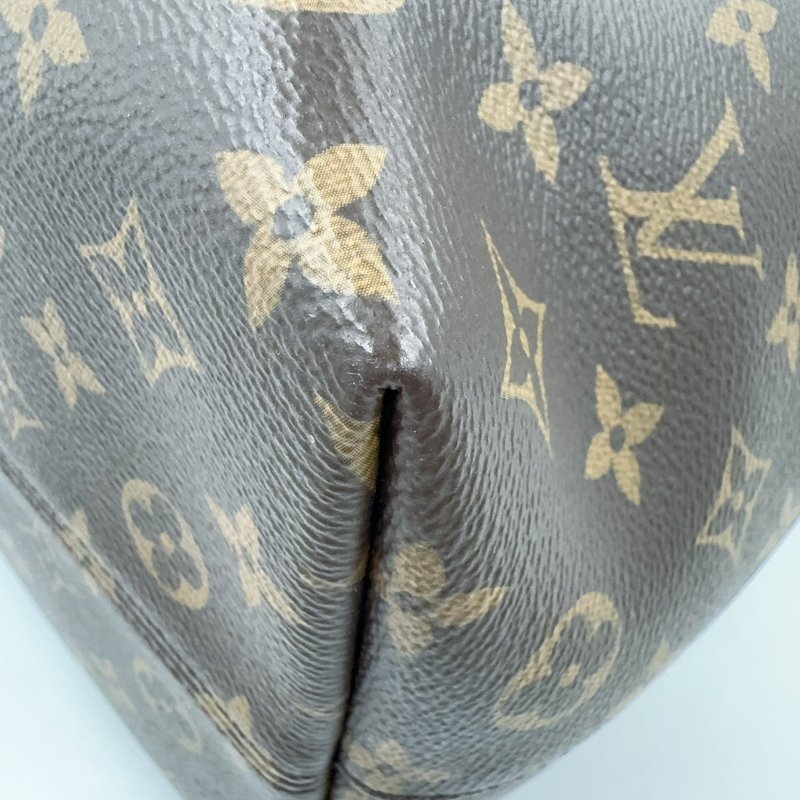 LV原花磁釦束口抽繩簍空吊牌後背包M45501-12