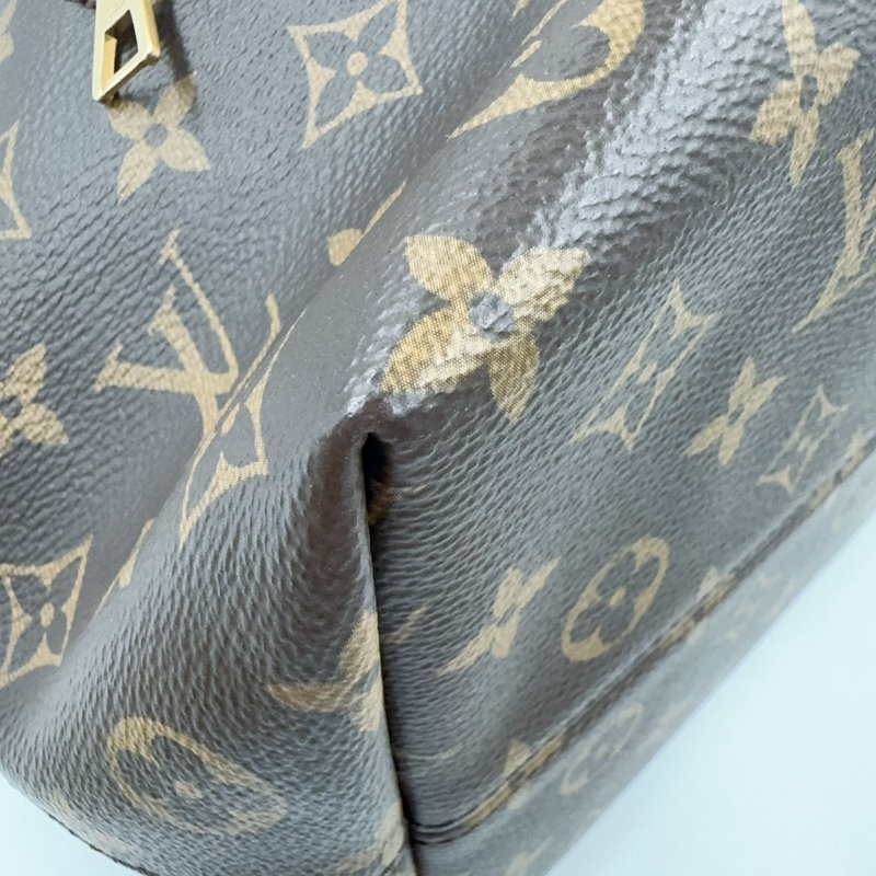 LV原花磁釦束口抽繩簍空吊牌後背包M45501-13