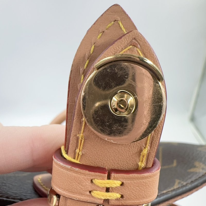 LV原花磁釦束口抽繩簍空吊牌後背包M45501-20