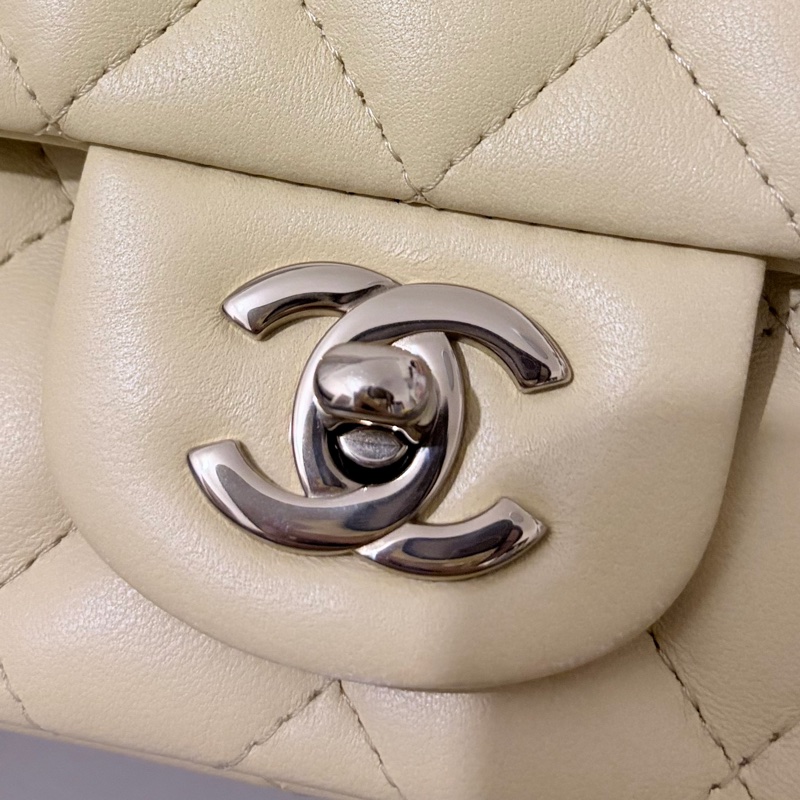 香奈兒羊皮方胖子小雞黃色 （晶片款）Chanel Mini Square （Chip)-21