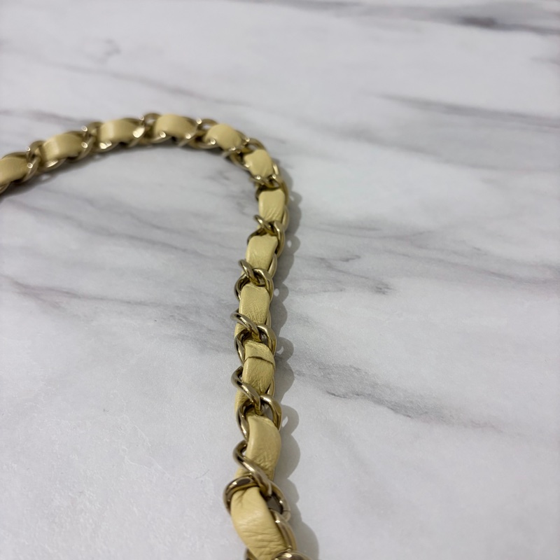 香奈兒羊皮方胖子小雞黃色 （晶片款）Chanel Mini Square （Chip)-34