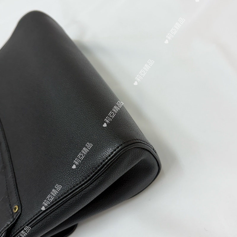 莉亞精品♡ LV germain 黑壓紋鏈條包 二手美包-10