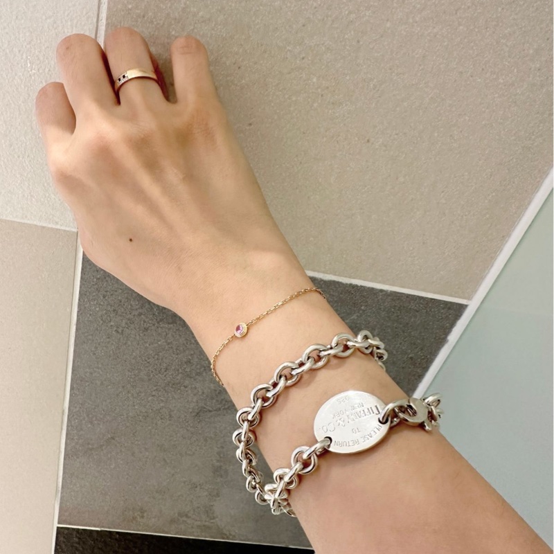 蒂芙尼橢圓牌純銀頸鏈 手鏈  項鏈 Tiffany & Co. 925 silver choker necklace-4