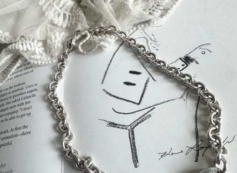 蒂芙尼橢圓牌純銀頸鏈 手鏈  項鏈 Tiffany & Co. 925 silver choker necklace-11