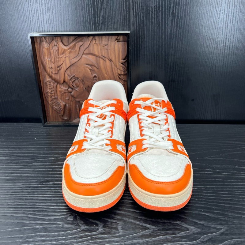 Louis Vuitton路易威登 trainer 白橙  41 碼-2