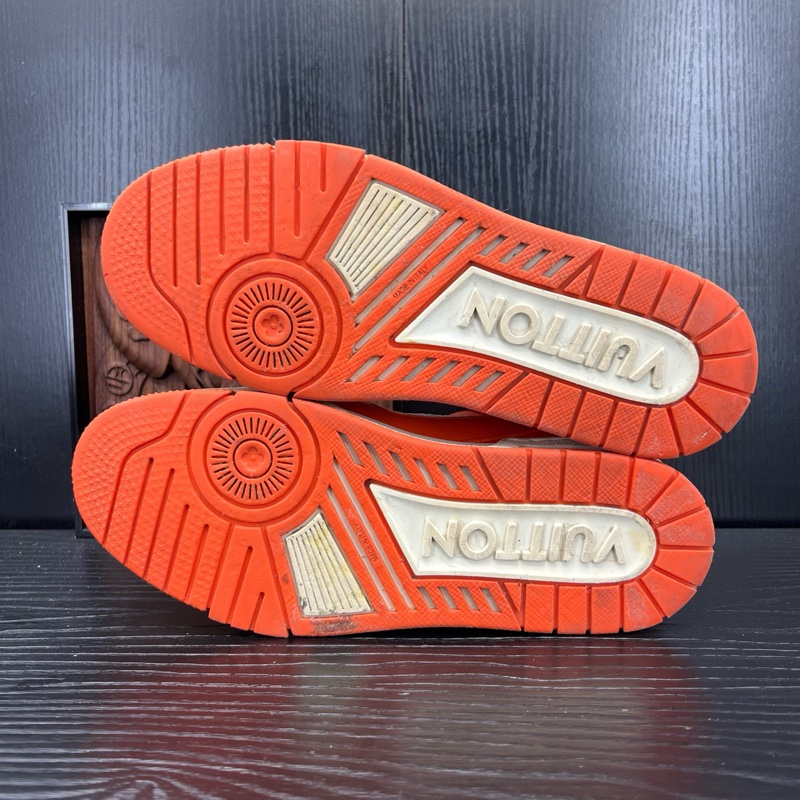 Louis Vuitton路易威登 trainer 白橙  41 碼-4
