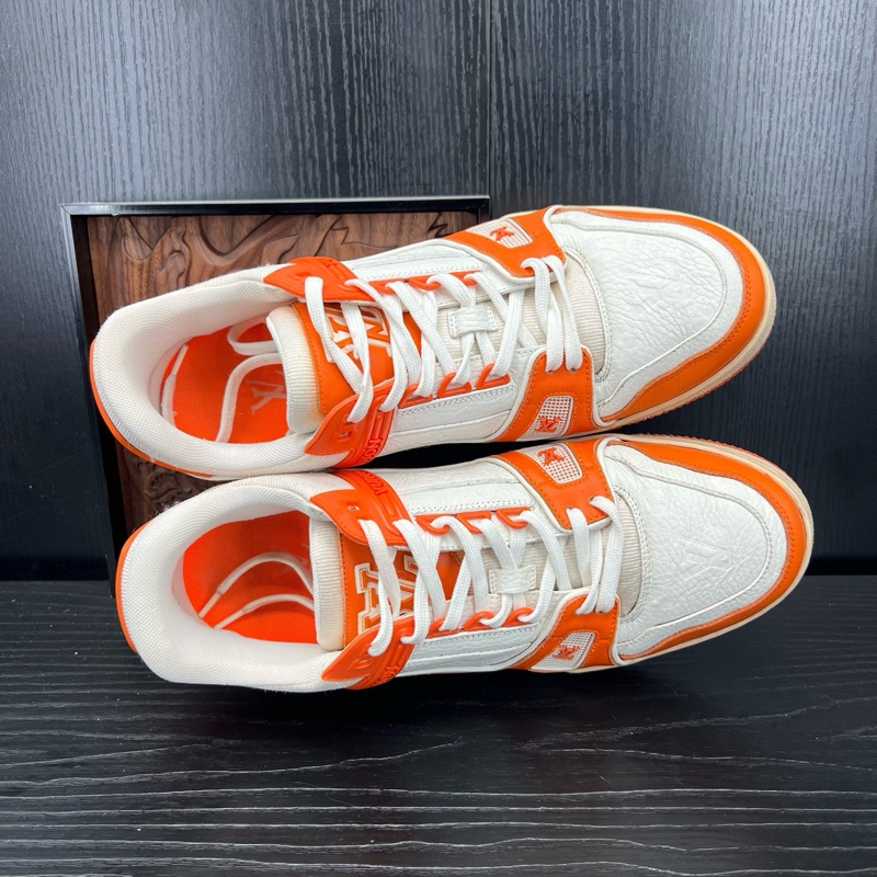 Louis Vuitton路易威登 trainer 白橙  41 碼-5