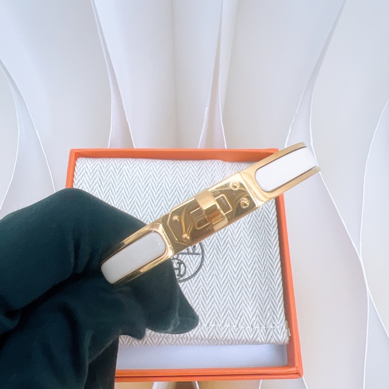 Hermes mini clic kelly pm 米色拼金手額-1