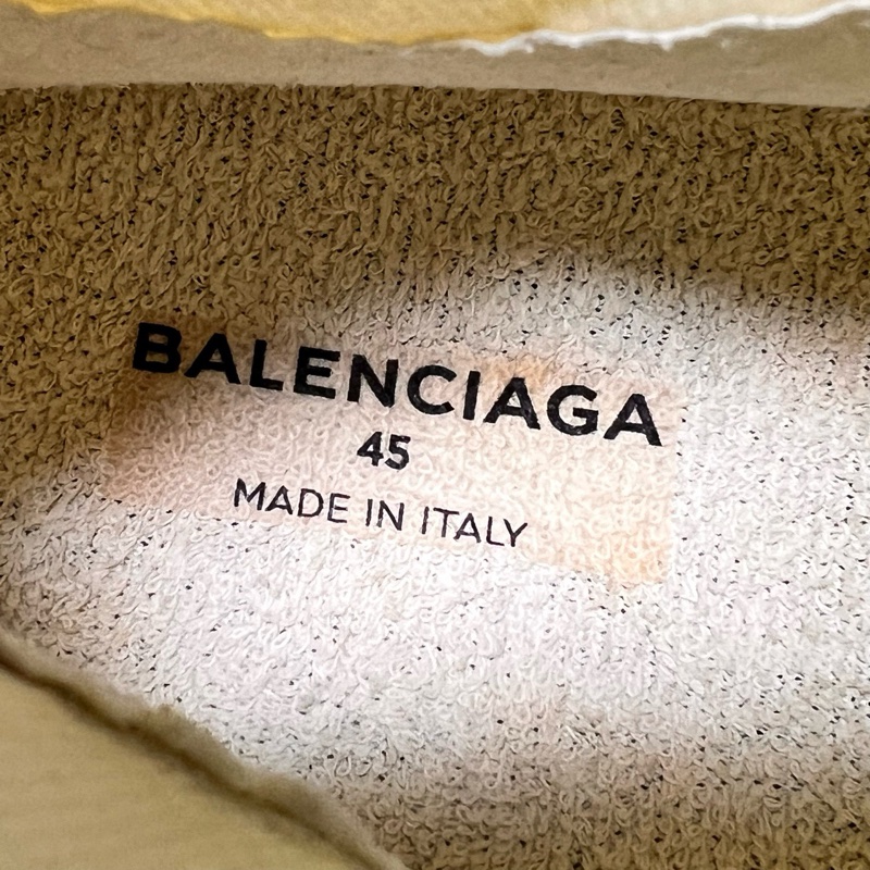 97新Balenciage巴黎世家 Speed Lace up 襪子鞋 編織 白色 白綠 45碼-6