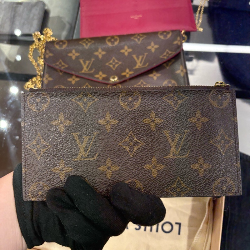Louis Vuitton Felicie Pochette 三合一WOC-4