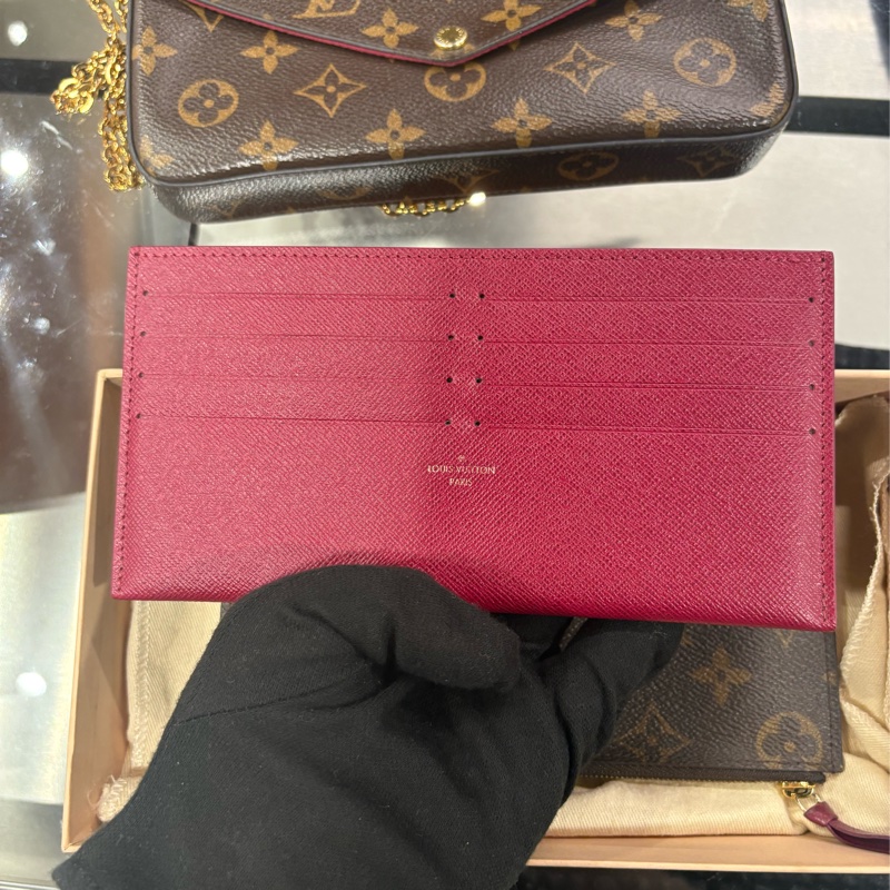 Louis Vuitton Felicie Pochette 三合一WOC-6