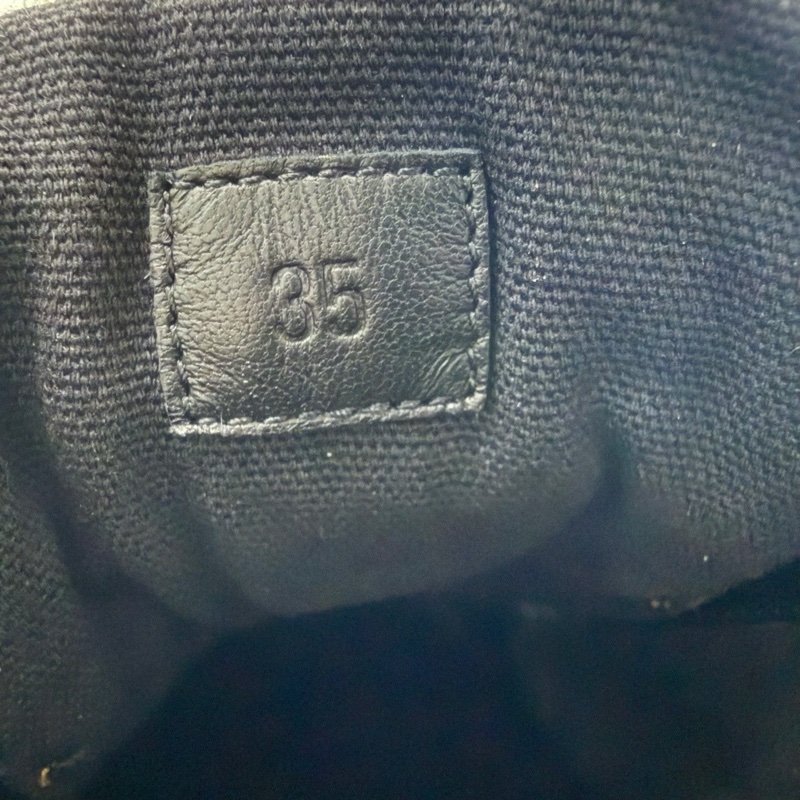 HERMES愛馬仕 藍白色 牛仔布料丹寧色 餅乾鞋 35碼-6