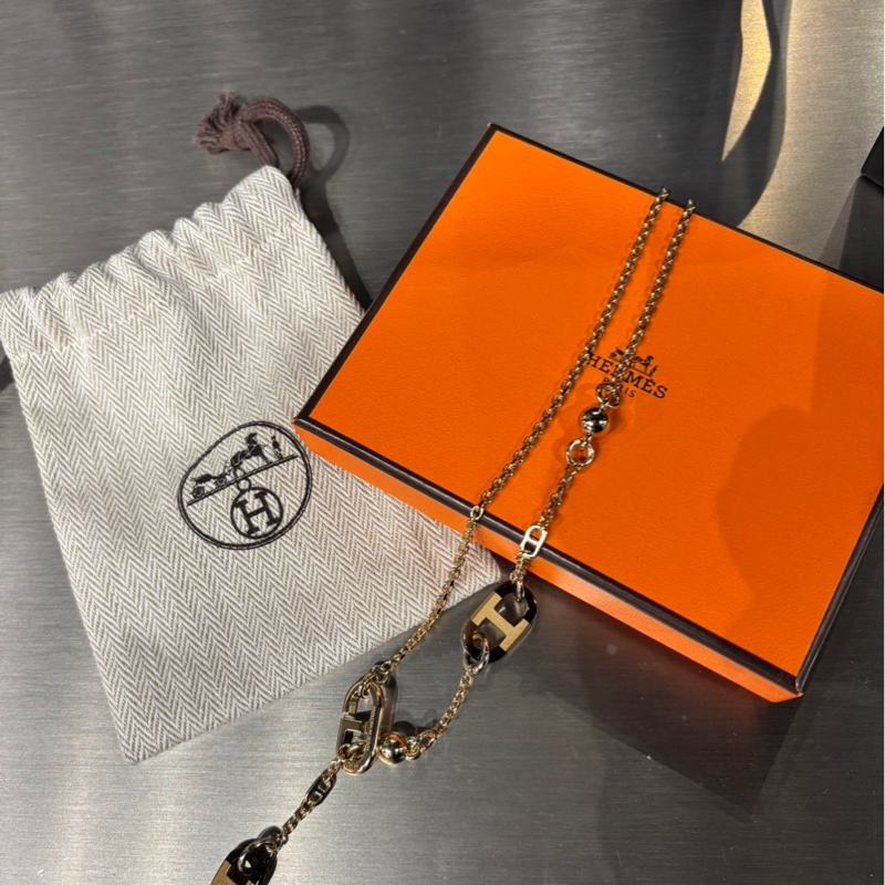 Hermes Sur Mer 水牛角項链-3