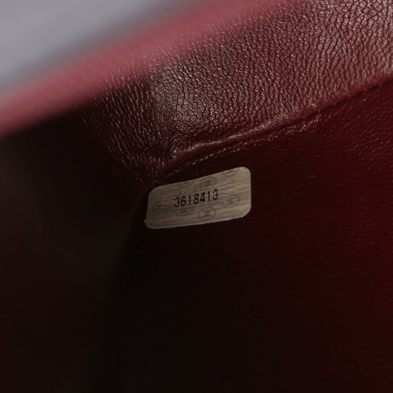 香奈兒 Jumbo Matelasse34 鏈條肩背包,羊皮材質,黑色,二手,金色五金-4