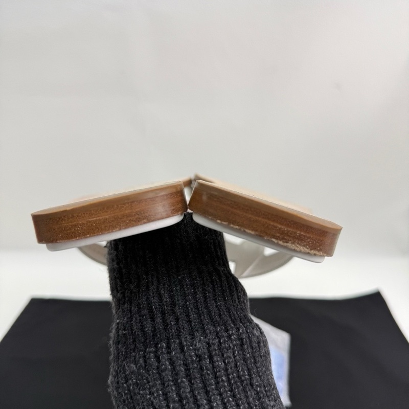 HERMES 愛馬仕Oran 白色H型涼鞋拖鞋 38.5碼-5