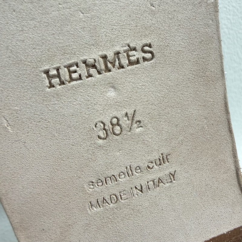 HERMES 愛馬仕Oran 白色H型涼鞋拖鞋 38.5碼-8