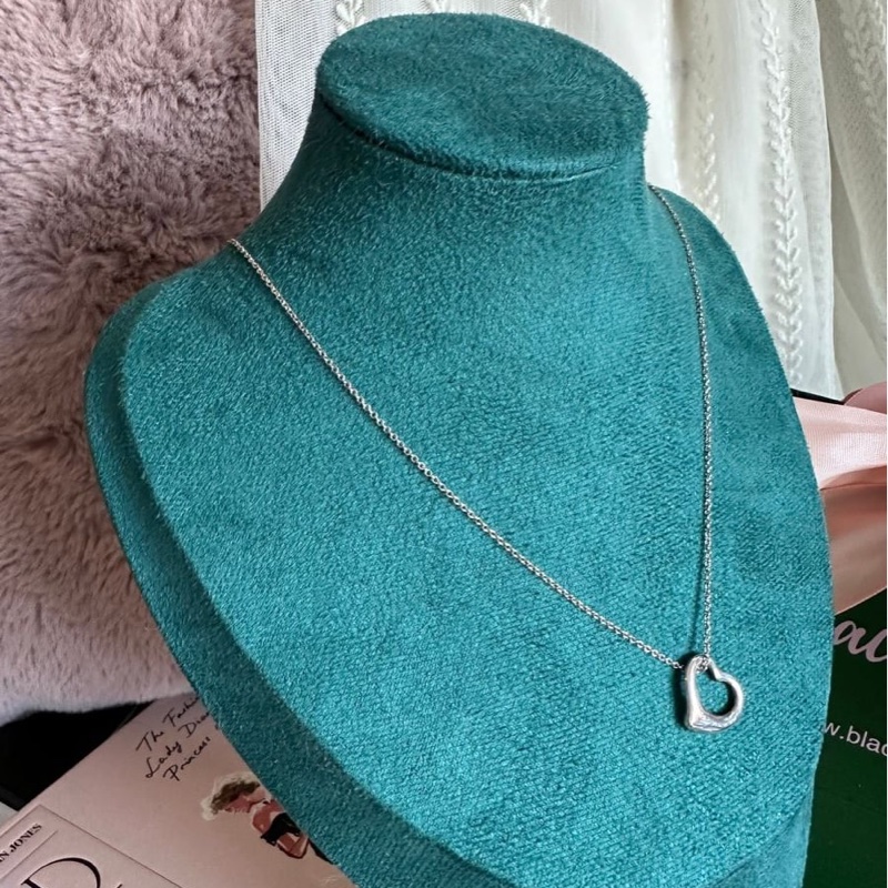 蒂芙尼愛心純銀 頸鏈 項鏈 Tiffany & Co. Paloma Picasso 純銀項鍊 925-8