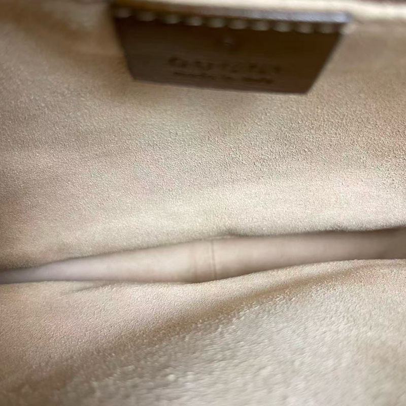 Gucci 1955 老花馬鞍包 焦糖色 中號-8