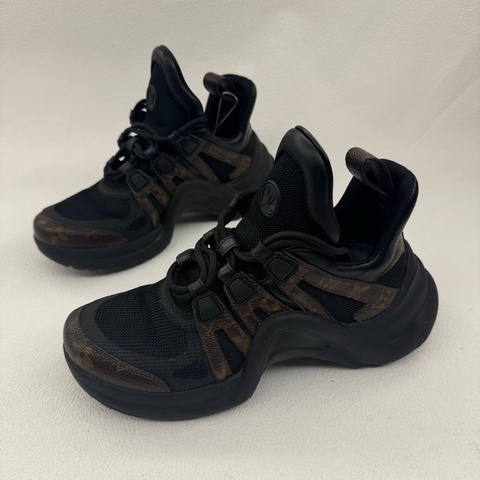 Louis Vuitton 路易威登 lv archlight 黑色老花 35.5碼