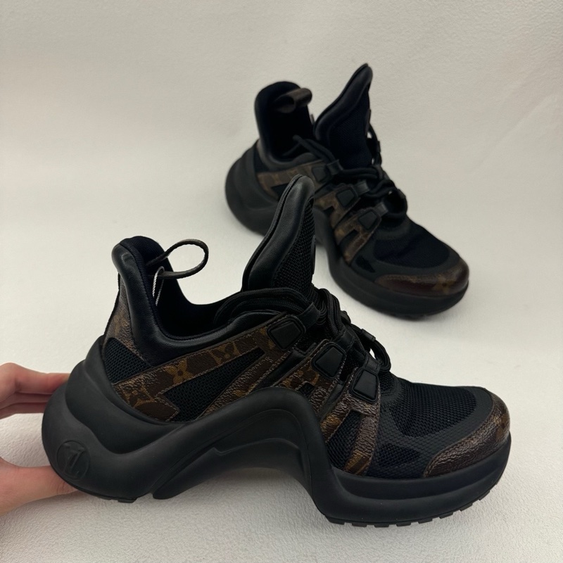 Louis Vuitton 路易威登 lv archlight 黑色老花 35.5碼-4