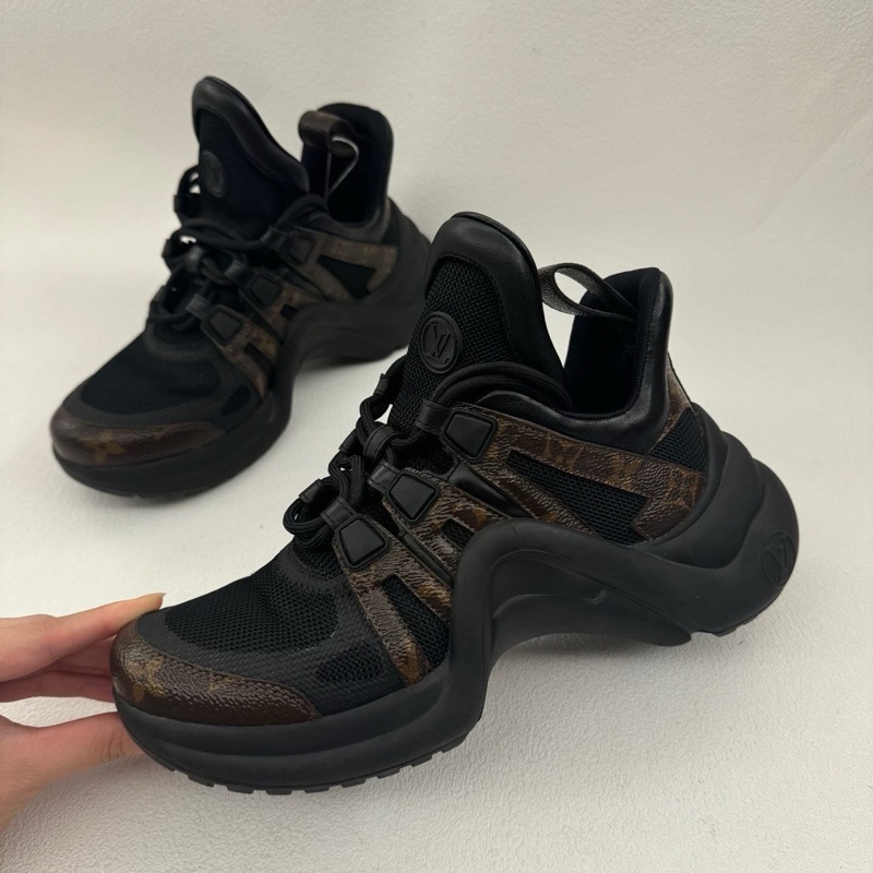 Louis Vuitton 路易威登 lv archlight 黑色老花 35.5碼-5