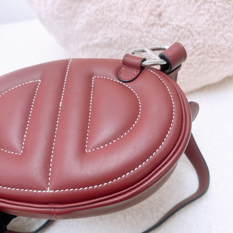 Hermes in the loop belt 棕紅色豬鼻腰包 B刻-6