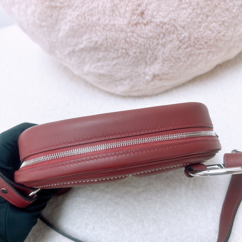 Hermes in the loop belt 棕紅色豬鼻腰包 B刻-8