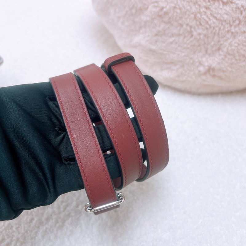 Hermes in the loop belt 棕紅色豬鼻腰包 B刻-9