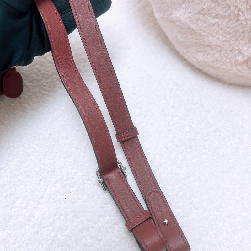 Hermes in the loop belt 棕紅色豬鼻腰包 B刻-10